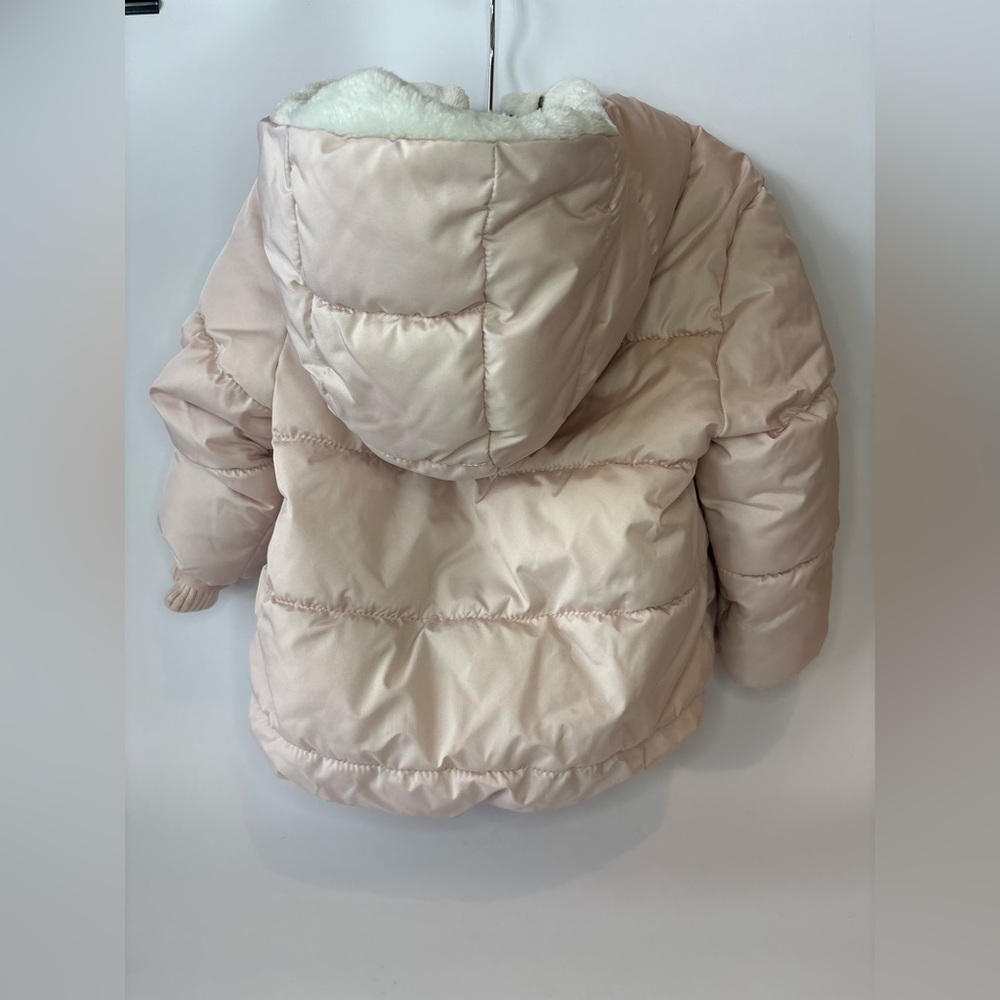 Old Navy Toddler Girls Pink Puffer Jacket - Picture 4 of 4